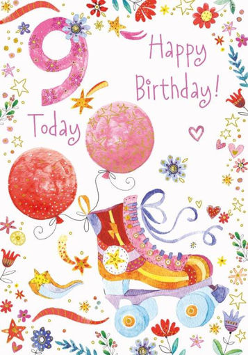 Picture of 9 TODAY BIRTHDAY CARD